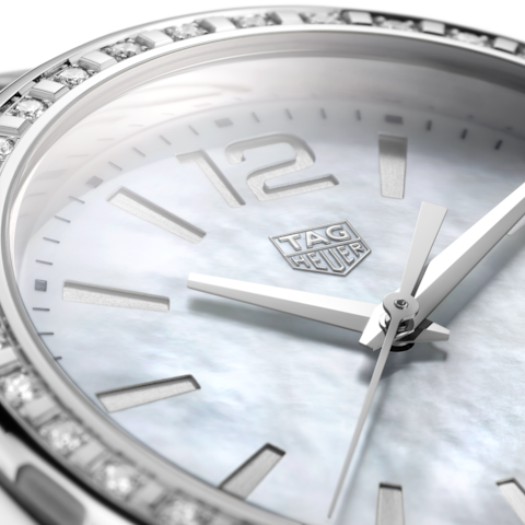 Tag Heuer Formula 1 Quartz Diamonds Mother of Pearl Dial Silver Steel Strap Watch for Women - WBJ131A.BA0666 Buy Now By Tag Heuer