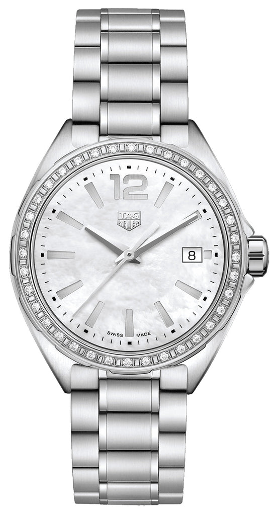 Tag Heuer Formula 1 Quartz Diamonds Mother of Pearl Dial Silver Steel Strap Watch for Women - WBJ131A.BA0666 Buy Now By Tag Heuer
