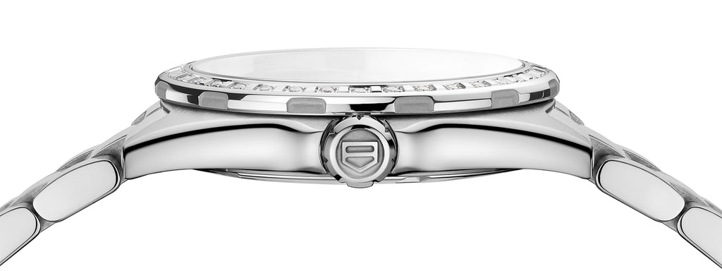 Tag Heuer Formula 1 Quartz Diamonds Mother of Pearl Dial Silver Steel Strap Watch for Women - WBJ131A.BA0666 Buy Now By Tag Heuer