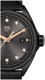 Tag Heuer Formula 1 Diamonds Black Dial Black Leather Strap Watch for Women - WBJ1417.FC8234 Buy Now By Tag Heuer