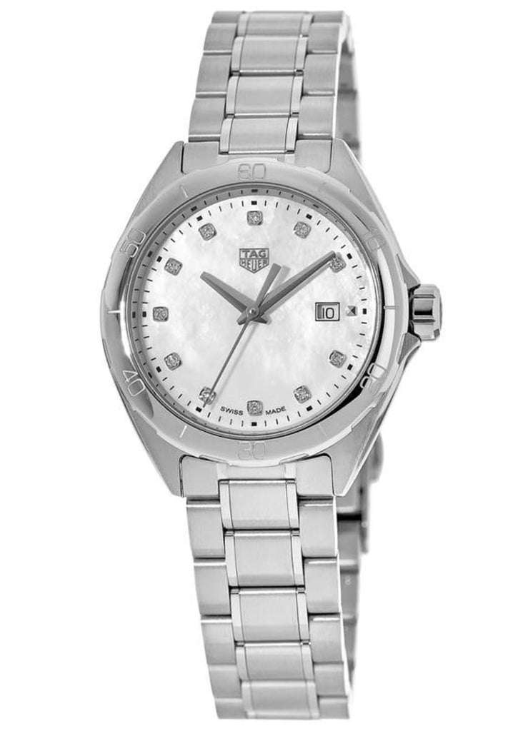 Tag Heuer Formula 1 White Mother of Pearl Dial Silver Steel Strap Watch for Women - WBJ1319.BA0666 Buy Now By Tag Heuer