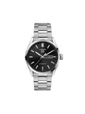 Tag Heuer Carrera Day Date Automatic Black Dial Silver Steel Strap Watch for Men - WBN2010.BA0640 Buy Now By Tag Heuer