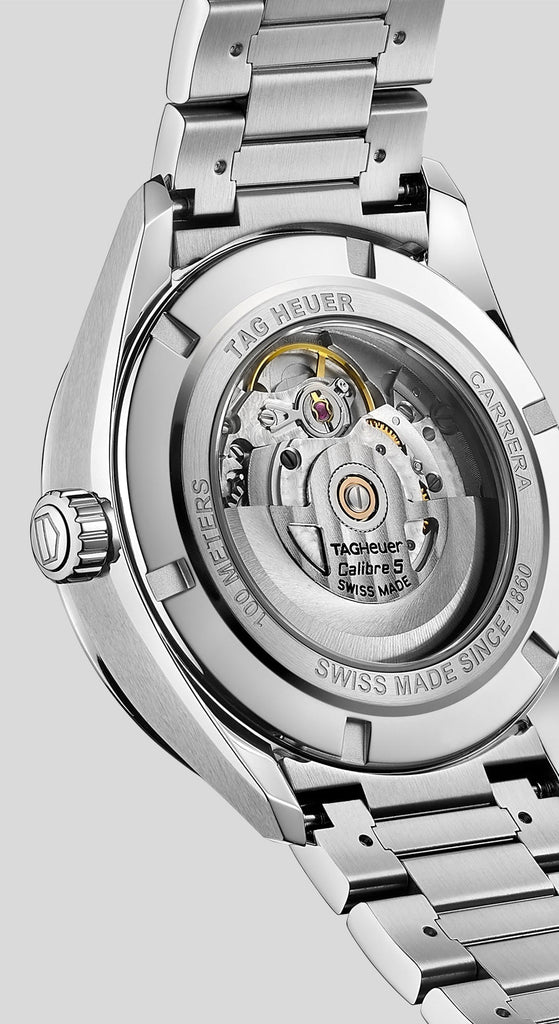 Tag Heuer Carrera Day Date Blue Dial Silver Steel Strap Watch for Women - WBN2012.BA0640 Buy Now By Tag Heuer