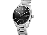 Tag Heuer Carrera Day Date Automatic Black Dial Silver Steel Strap Watch for Men - WBN2010.BA0640 Buy Now By Tag Heuer