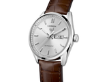 Tag Heuer Carrera Day Date Silver Dial Brown Leather Strap Watch for Men - WBN2011.FC6484 Buy Now By Tag Heuer