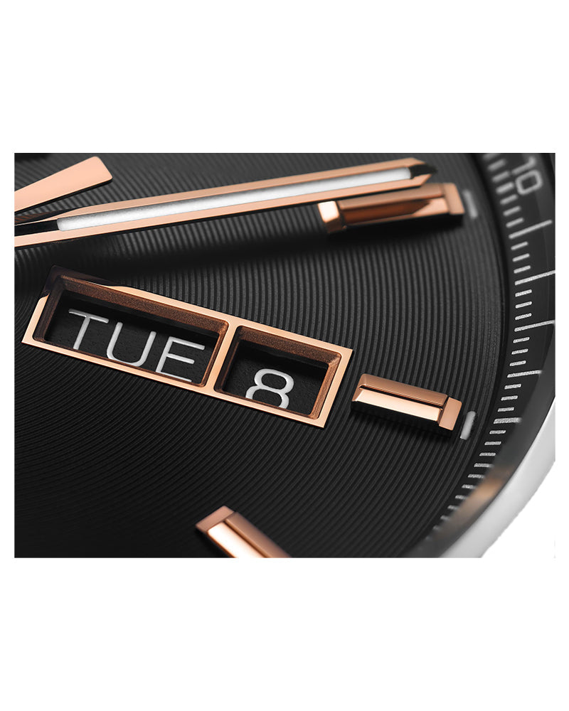 Tag Heuer Carrera Day Date Black Dial Silver Steel Strap Watch for Men - WBN2013.BA0640 Buy Now By Tag Heuer