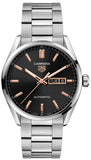 Tag Heuer Carrera Day Date Black Dial Silver Steel Strap Watch for Men - WBN2013.BA0640 Buy Now By Tag Heuer