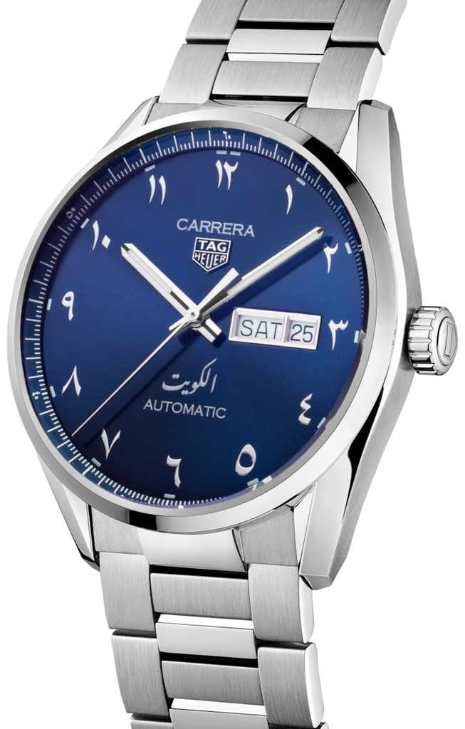 Tag Heuer Carrera Automatic Blue Dial Silver Steel Strap Watch for Men - WBN2016.BA0640 Buy Now By Tag Heuer
