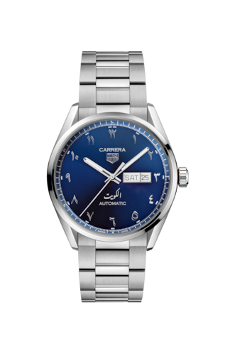 Tag Heuer Carrera Automatic Blue Dial Silver Steel Strap Watch for Men - WBN2016.BA0640 Buy Now By Tag Heuer