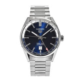 Tag Heuer Carrera Twin Time Blue Dial Silver Steel Strap Watch for Men - WBN201A.BA0640 Buy Now By Tag Heuer