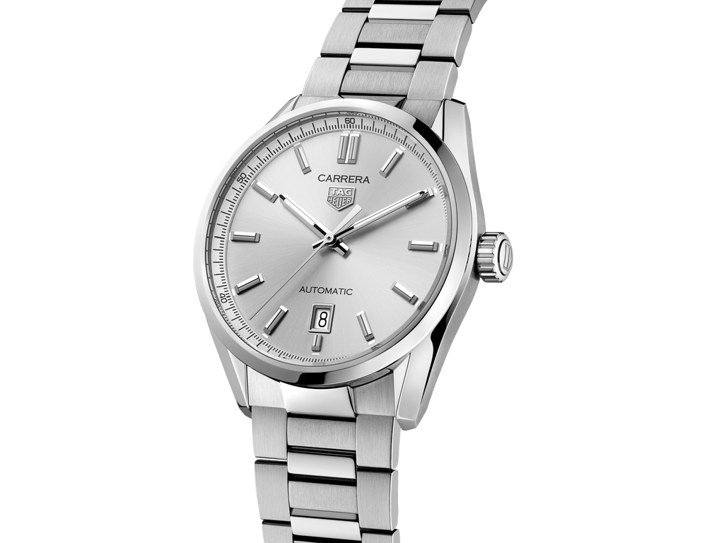 Tag Heuer Carrera Date Silver Dial Silver Steel Strap Watch for Women - WBN2111.BA0639 Buy Now By Tag Heuer
