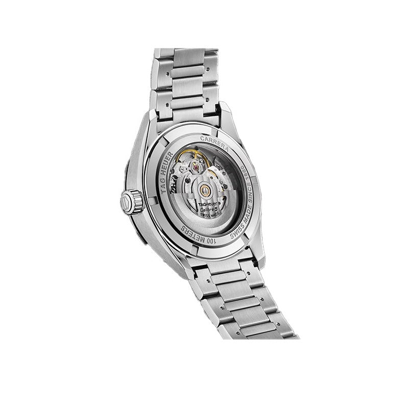 Tag Heuer Carrera Date Blue Dial Silver Steel Strap Watch for Men - WBN2112.BA0639 Buy Now By Tag Heuer