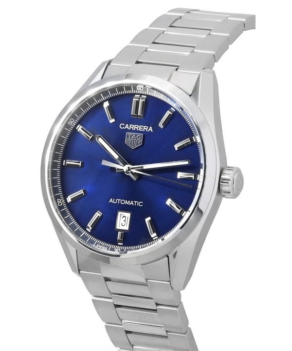 Tag Heuer Carrera Date Blue Dial Silver Steel Strap Watch for Men - WBN2112.BA0639 Buy Now By Tag Heuer