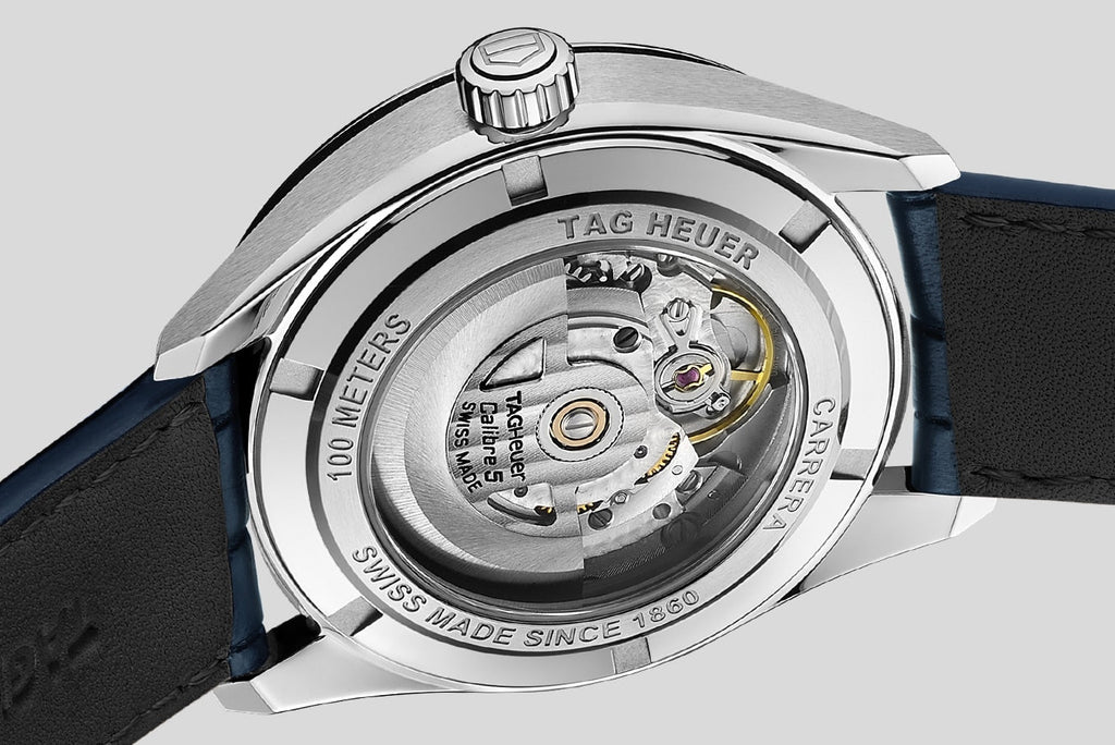 Tag Heuer Carrera Date Blue Dial Blue Leather Strap Watch for Men - WBN2112.FC6504 Buy Now By Tag Heuer