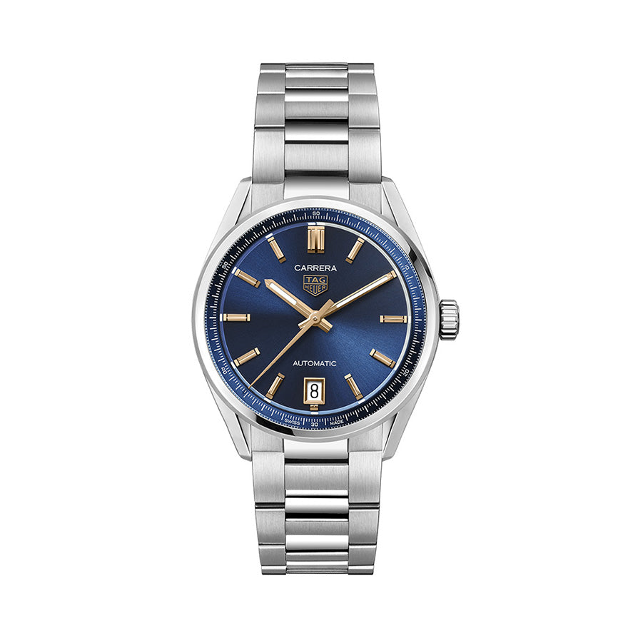 Tag Heuer Carrera Date Blue Dial Silver Steel Strap Watch for Women - WBN2311.BA0001 Buy Now By Tag Heuer