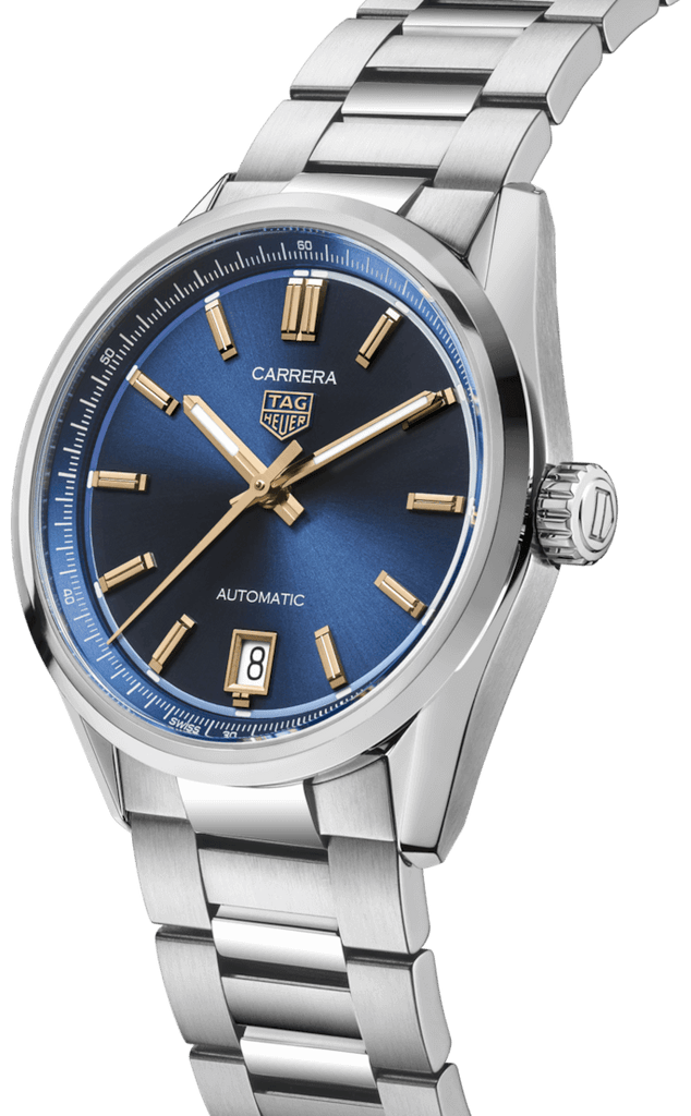 Tag Heuer Carrera Quartz Blue Dial Silver Steel Strap Watch for Women - WAR1112.BA0601 Buy Now By Tag Heuer