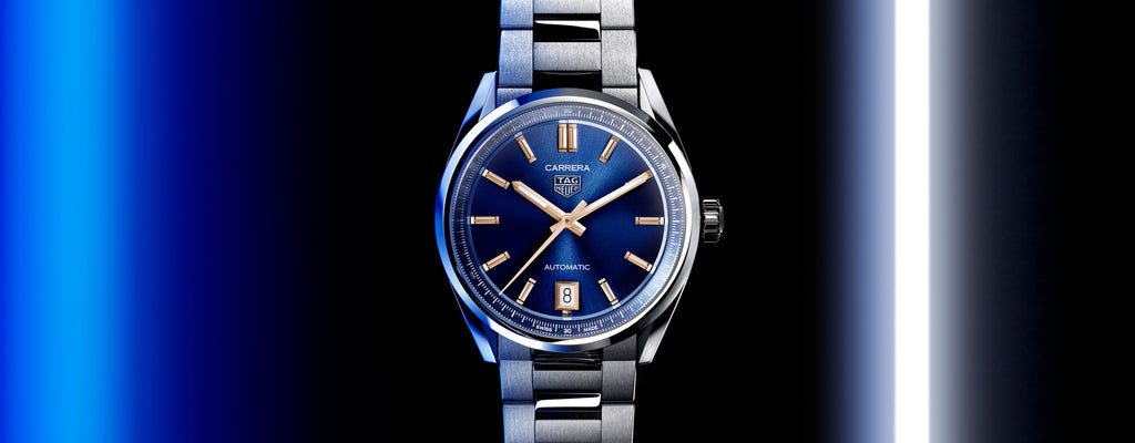 Tag Heuer Carrera Date Blue Dial Silver Steel Strap Watch for Women - WBN2311.BA0001 Buy Now By Tag Heuer
