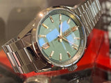 Tag Heuer Carrera Date Automatic 18K Green Dial Silver Steel Strap Watch for Women - WBN2312.BA0001 Buy Now By Tag Heuer