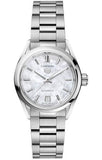 Tag Heuer Carrera Mother of Pearl Dial Silver Steel Strap Watch for Women - WBN2410.BA0621 Buy Now By Tag Heuer