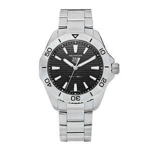 Tag Heuer Aquaracer Professional 200 Quartz Black Dial Silver Steel Strap Watch for Men - WBP1110.BA0627 Buy Now By Tag Heuer