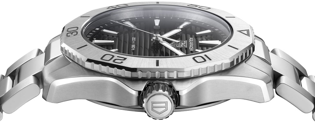 Tag Heuer Aquaracer Professional 200 Quartz Black Dial Silver Steel Strap Watch for Men - WBP1110.BA0627 Buy Now By Tag Heuer