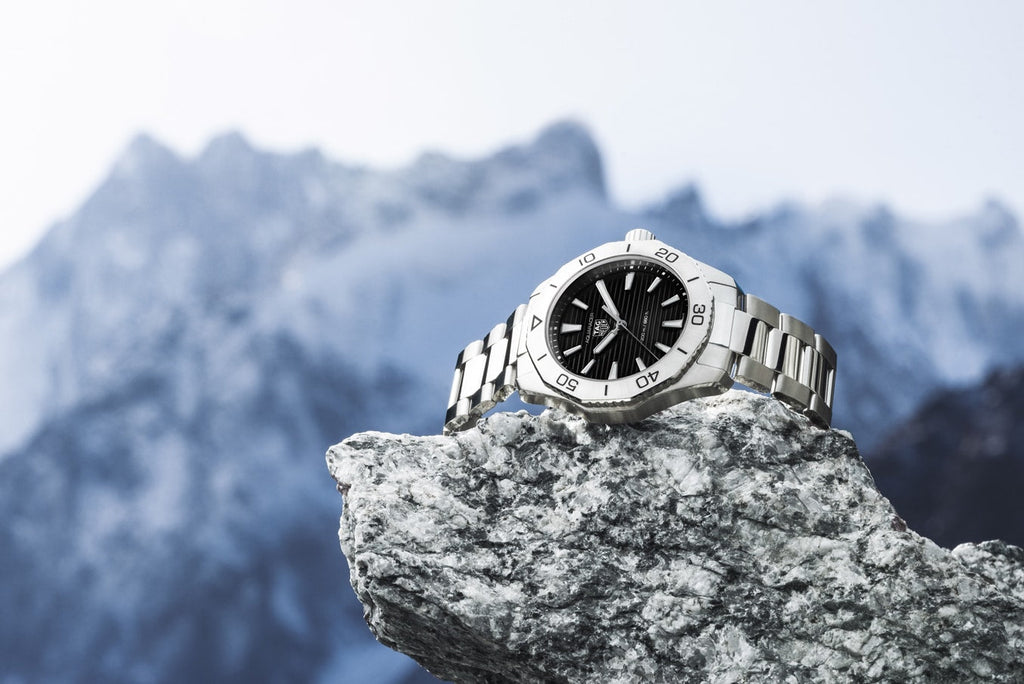 Tag Heuer Aquaracer Professional 200 Quartz Black Dial Silver Steel Strap Watch for Men - WBP1110.BA0627 Buy Now By Tag Heuer