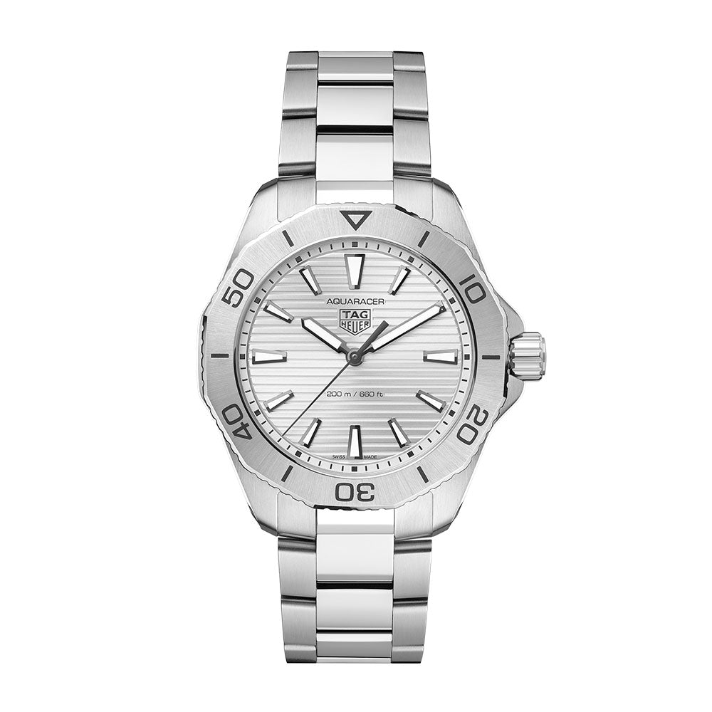 Tag Heuer Aquaracer Professional 200 Quartz Silver Dial Silver Steel Strap Watch for Men - WBP1111.BA0627 Buy Now By Tag Heuer