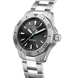 Tag Heuer Aquaracer Professional 200 Solargraph Quartz Black Dial Silver Steel Strap Watch for Men - WBP1114.BA0000 Buy Now By Tag Heuer