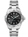 Tag Heuer Aquaracer Professional 200 Solargraph Quartz Black Dial Silver Steel Strap Watch for Men - WBP1114.BA0000 Buy Now By Tag Heuer