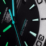 Tag Heuer Aquaracer Professional 200 Solargraph Quartz Black Dial Silver Steel Strap Watch for Men - WBP1180.BF0000 Buy Now By Tag Heuer