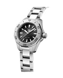 Tag Heuer Aquaracer Professional 200 Quartz Black Dial Silver Steel Strap Watch for Women - WBP1410.BA0622 Buy Now By Tag Heuer