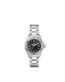 Tag Heuer Aquaracer Professional 200 Quartz Black Dial Silver Steel Strap Watch for Women - WBP1410.BA0622 Buy Now By Tag Heuer