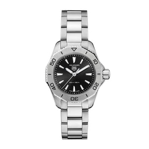 Tag Heuer Aquaracer Professional 200 Quartz Black Dial Silver Steel Strap Watch for Women - WBP1410.BA0622 Buy Now By Tag Heuer