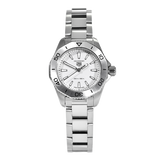 Tag Heuer Aquaracer Professional 200 Quartz White Dial Silver Steel Strap Watch for Women - WBP1411.BA0622 Buy Now By Tag Heuer