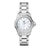 Tag Heuer Aquaracer Professional 200 Quartz Diamond Mother of Pearl Dial Silver Steel Strap Watch for Women - WBP1417.BA0622 Buy Now By Tag Heuer