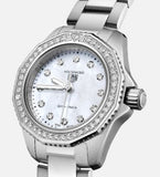 Tag Heuer Aquaracer Professional 200 Quartz Diamond Mother of Pearl Dial Silver Steel Strap Watch for Women - WBP1417.BA0622 Buy Now By Tag Heuer