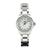 Tag Heuer Aquaracer Professional 200 Quartz Diamond Mother of Pearl Dial Silver Steel Strap Watch for Women - WBP1417.BA0622 Buy Now By Tag Heuer