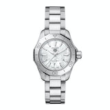 Tag Heuer Aquaracer Professional 200 Quartz Mother of Pearl Dial Silver Steel Strap Watch for Women - WBP1418.BA0622 Buy Now By Tag Heuer