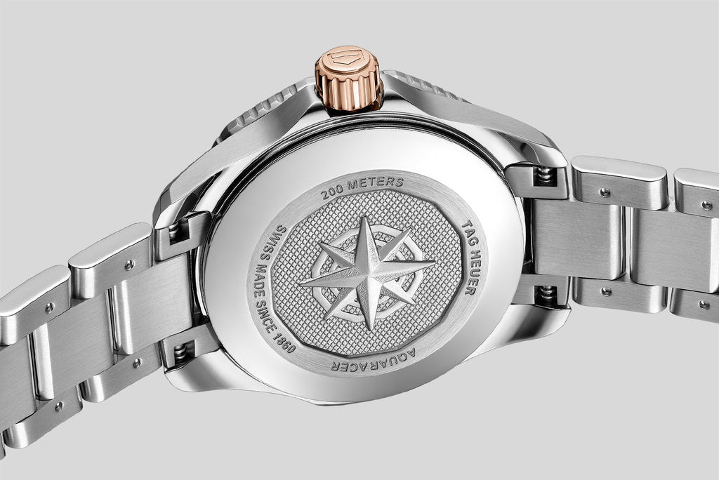 Tag Heuer Aquaracer Professional 200 Quartz Diamonds Mother of Pearl Dial Silver Steel Strap Watch for Women - WBP1451.BA0622 Buy Now By Tag Heuer