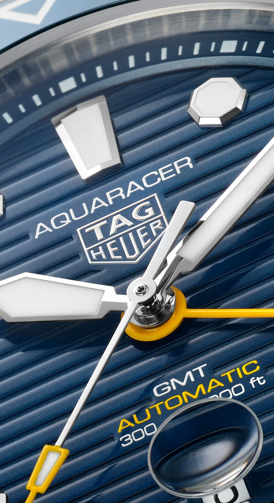 Tag Heuer Aquaracer Professional 300 GMT Automatic Blue Dial Blue Rubber Strap Watch for Men - WBP2010.FT6198 Buy Now By Tag Heuer