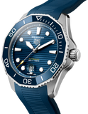 Tag Heuer Aquaracer Professional 300 Automatic Blue Dial Blue Rubber Strap Watch for Men - WBP201B.FT6198 Buy Now By Tag Heuer