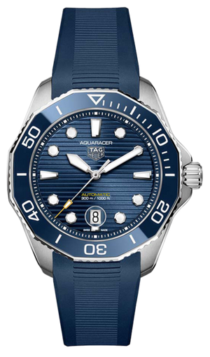 Tag Heuer Aquaracer Professional 300 Automatic Blue Dial Blue Rubber Strap Watch for Men - WBP201B.FT6198 Buy Now By Tag Heuer