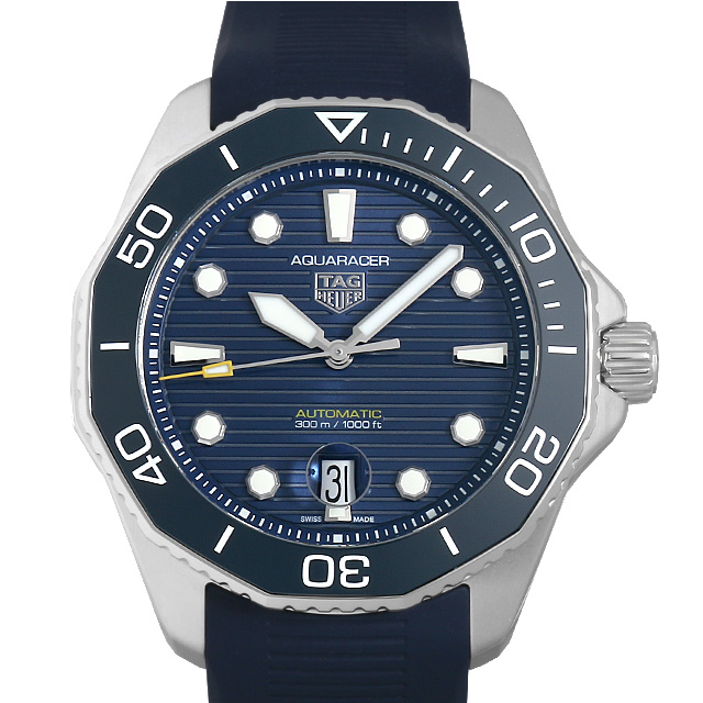 Tag Heuer Aquaracer Professional 300 Automatic Blue Dial Blue Rubber Strap Watch for Men - WBP201B.FT6198 Buy Now By Tag Heuer
