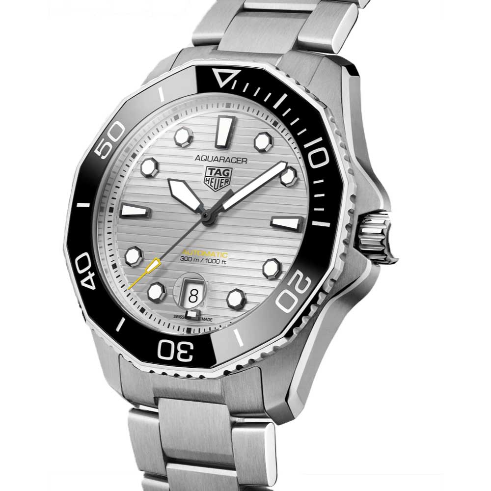Tag Heuer Aquaracer Professional 300 Automatic Silver Dial Silver Steel Strap Watch for Men - WBP201C.BA0632 Buy Now By Tag Heuer