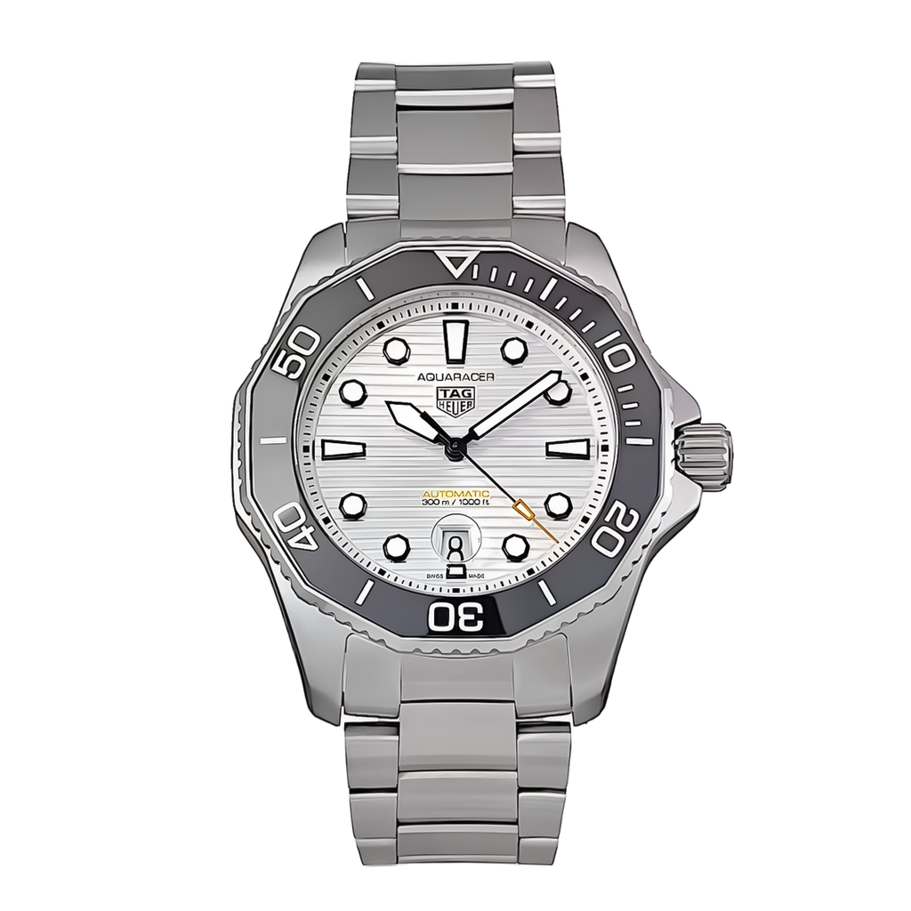 Tag Heuer Aquaracer Professional 300 Automatic Silver Dial Silver Steel Strap Watch for Men - WBP201C.BA0632 Buy Now By Tag Heuer