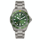 Tag Heuer Aquaracer Professional 300 Automatic Green Dial Silver Steel Strap Watch for Men - WBP208B.BF0631 Buy Now By Tag Heuer