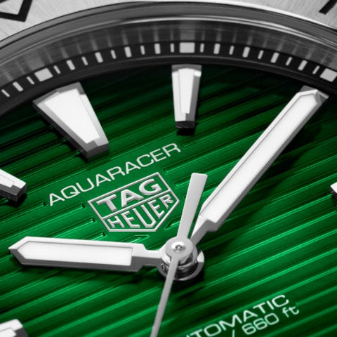 Tag Heuer Aquaracer Professional 200 Automatic Green Dial Silver Steel Strap Watch for Men - WBP2115.BA0627 Buy Now By Tag Heuer