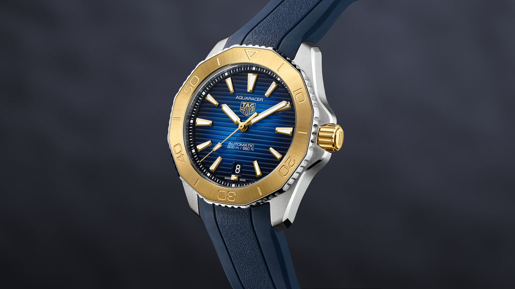 Tag Heuer Aquaracer Professional 200 Automatic Blue Dial Blue Rubber Strap Watch for Men - WBP2150.FT6210 Buy Now By Tag Heuer
