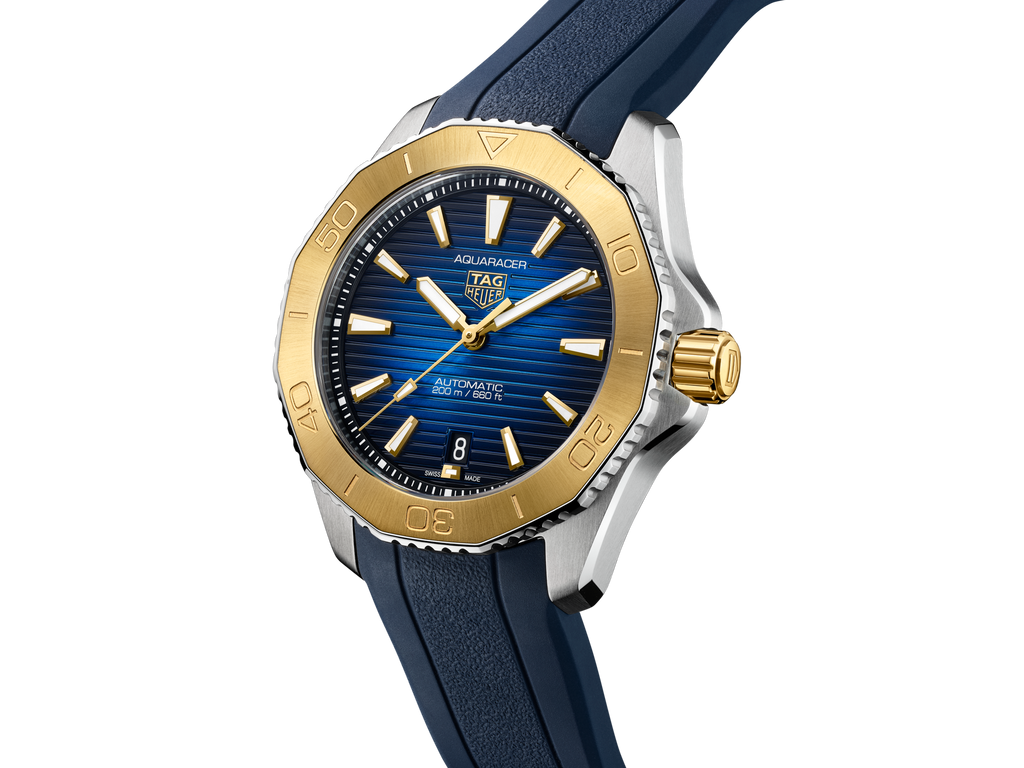 Tag Heuer Aquaracer Professional 200 Automatic Blue Dial Blue Rubber Strap Watch for Men - WBP2150.FT6210 Buy Now By Tag Heuer