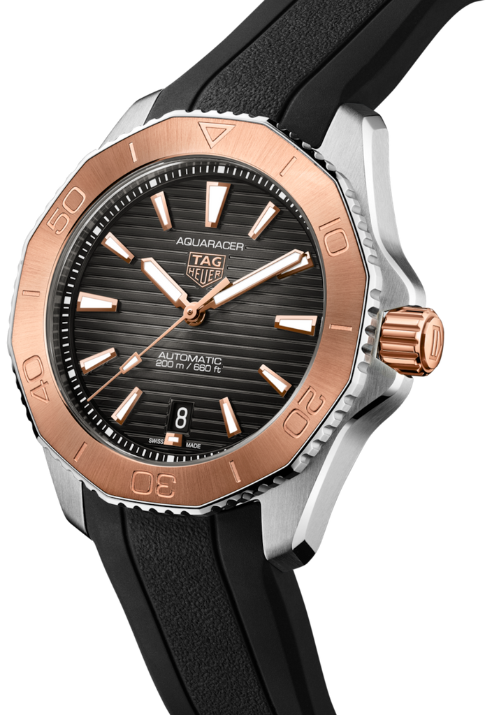 Tag Heuer Aquaracer Professional 200 Automatic Black Dial Black Rubber Strap Watch for Men - WBP2151.FT6199 Buy Now By Tag Heuer